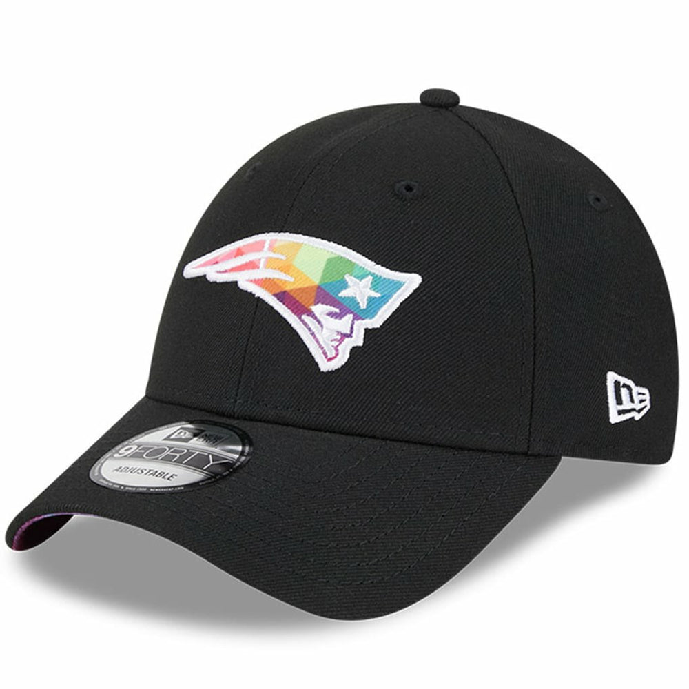 New England Patriots New Era 2023 NFL Crucial Catch 9FORTY Adjustable Hat - Black - NFL