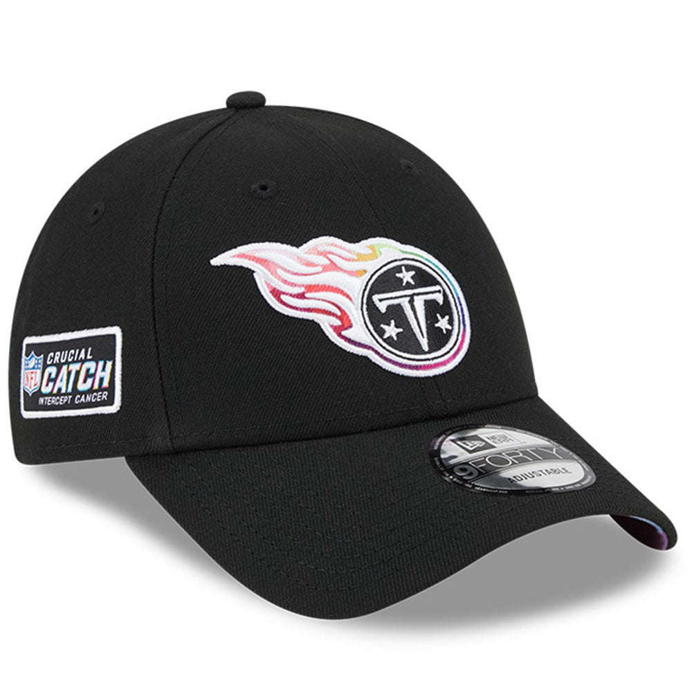 Tennessee Titans New Era 2023 NFL Crucial Catch 9FORTY Adjustable Hat - Black - NFL