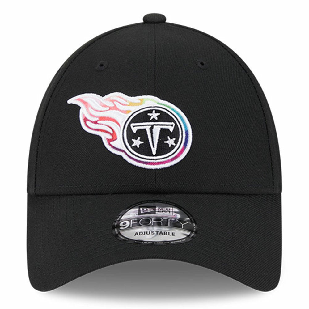 Tennessee Titans New Era 2023 NFL Crucial Catch 9FORTY Adjustable Hat - Black - NFL