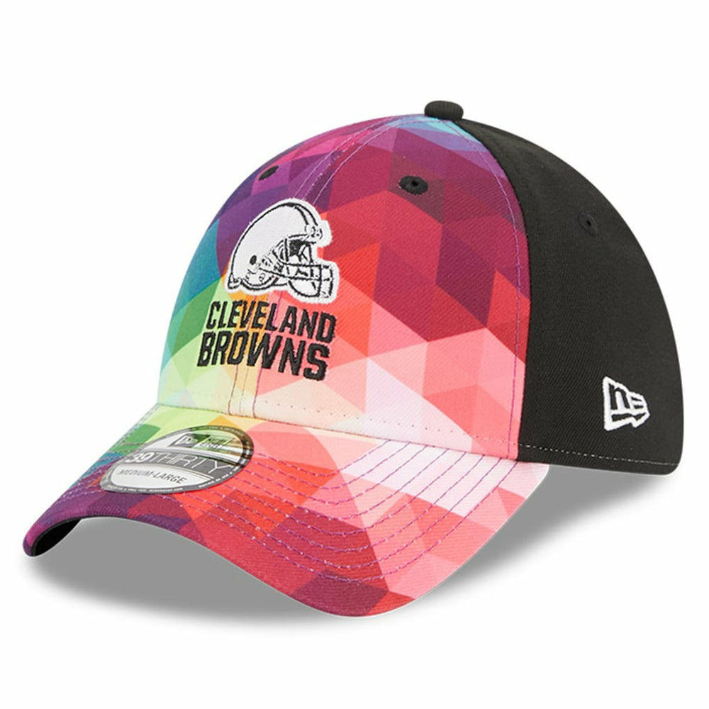 Cleveland Browns New Era 2023 NFL Crucial Catch 39THIRTY Flex Hat - Pink - NFL