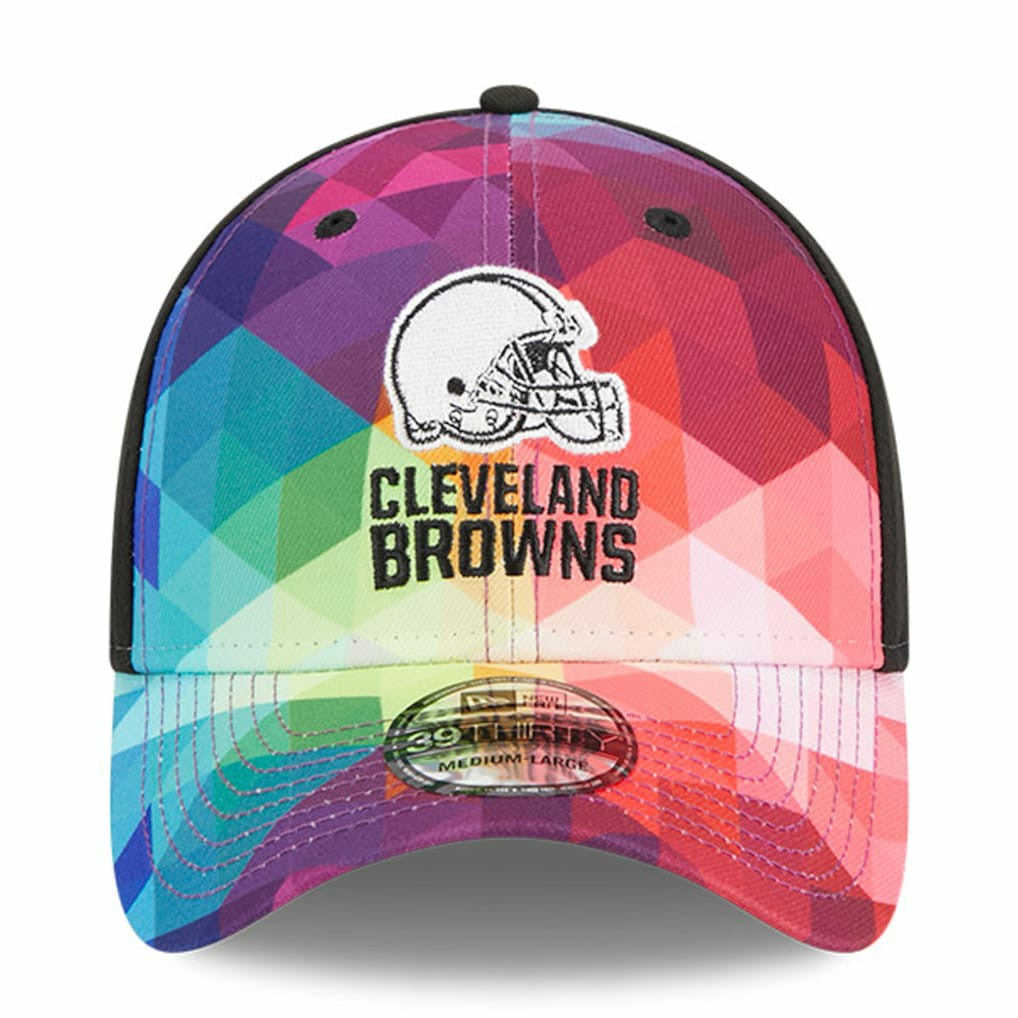 Cleveland Browns New Era 2023 NFL Crucial Catch 39THIRTY Flex Hat - Pink - NFL