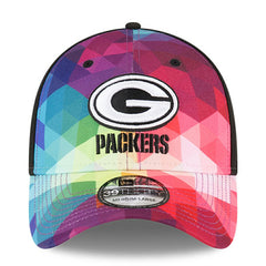 Green Bay Packers New Era 2023 NFL Crucial Catch 39THIRTY Flex Hat - Pink - NFL