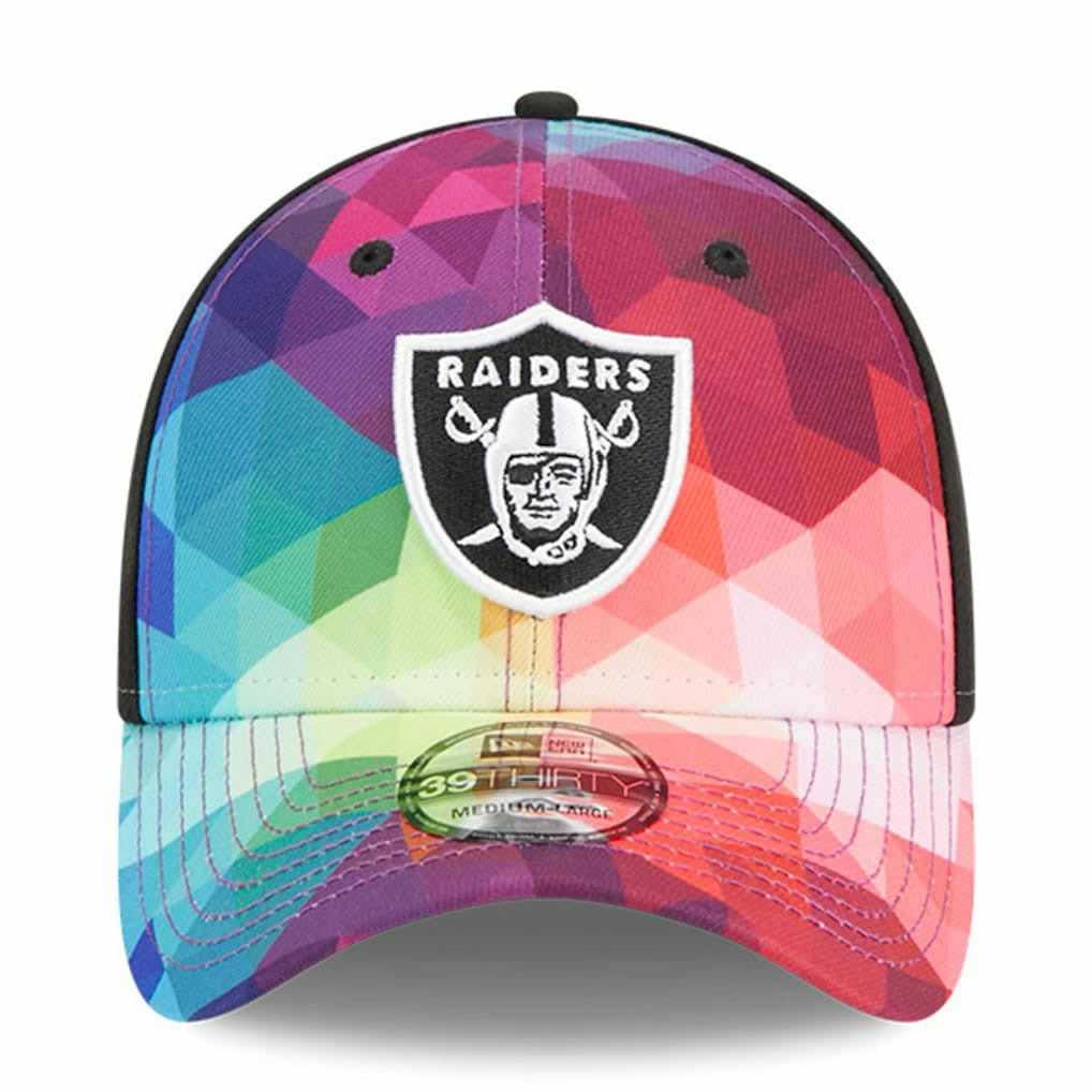 Las Vegas Raiders New Era 2023 NFL Crucial Catch 39THIRTY Flex Hat - Pink - NFL