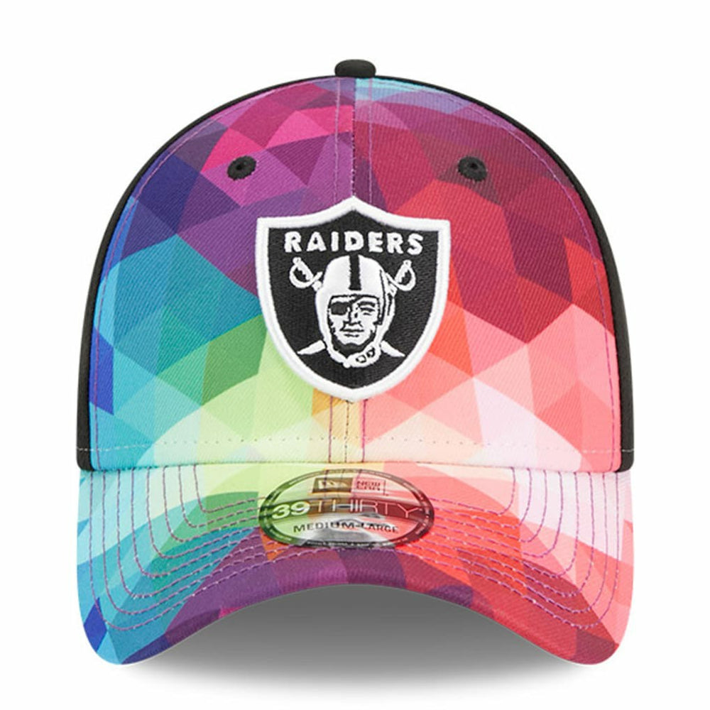 Las Vegas Raiders New Era 2023 NFL Crucial Catch 39THIRTY Flex Hat - Pink - NFL