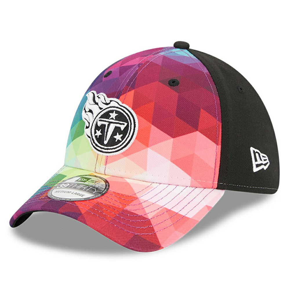 Tennessee Titans New Era 2023 NFL Crucial Catch 39THIRTY Flex Hat - Pink - NFL