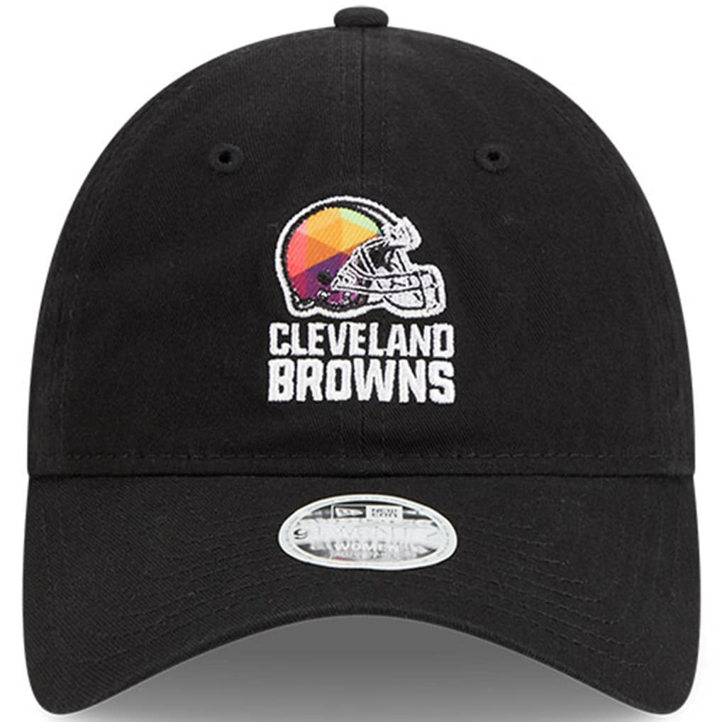 Cleveland Browns New Era Women's 2023 NFL Crucial Catch 9TWENTY Adjustable Hat - Black - NFL