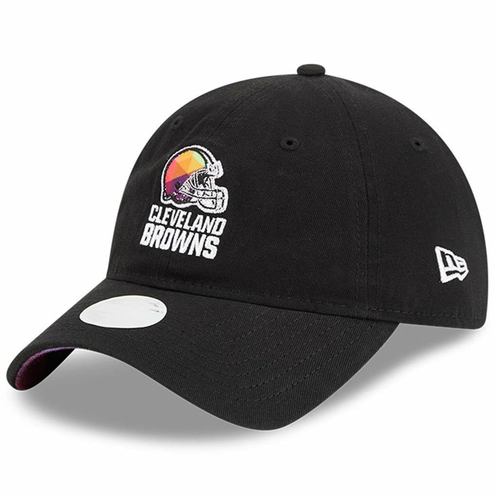 Cleveland Browns New Era Women's 2023 NFL Crucial Catch 9TWENTY Adjustable Hat - Black - NFL