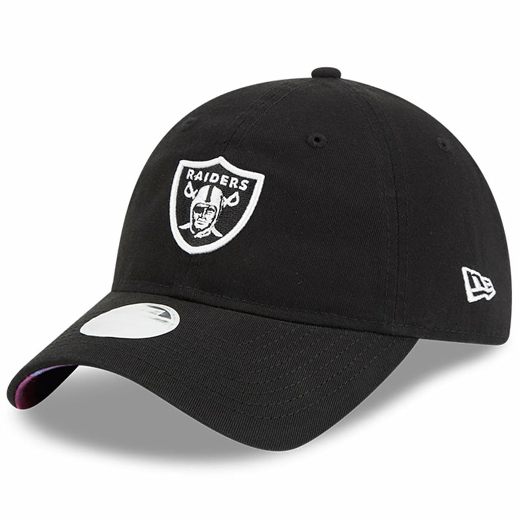 Las Vegas Raiders New Era Women's 2023 NFL Crucial Catch 9TWENTY Adjustable Hat - Black - NFL
