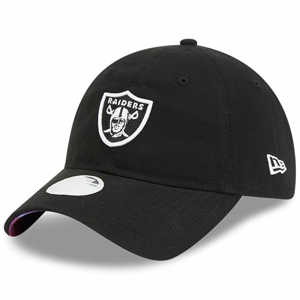 Las Vegas Raiders New Era Women's 2023 NFL Crucial Catch 9TWENTY Adjustable Hat - Black - NFL