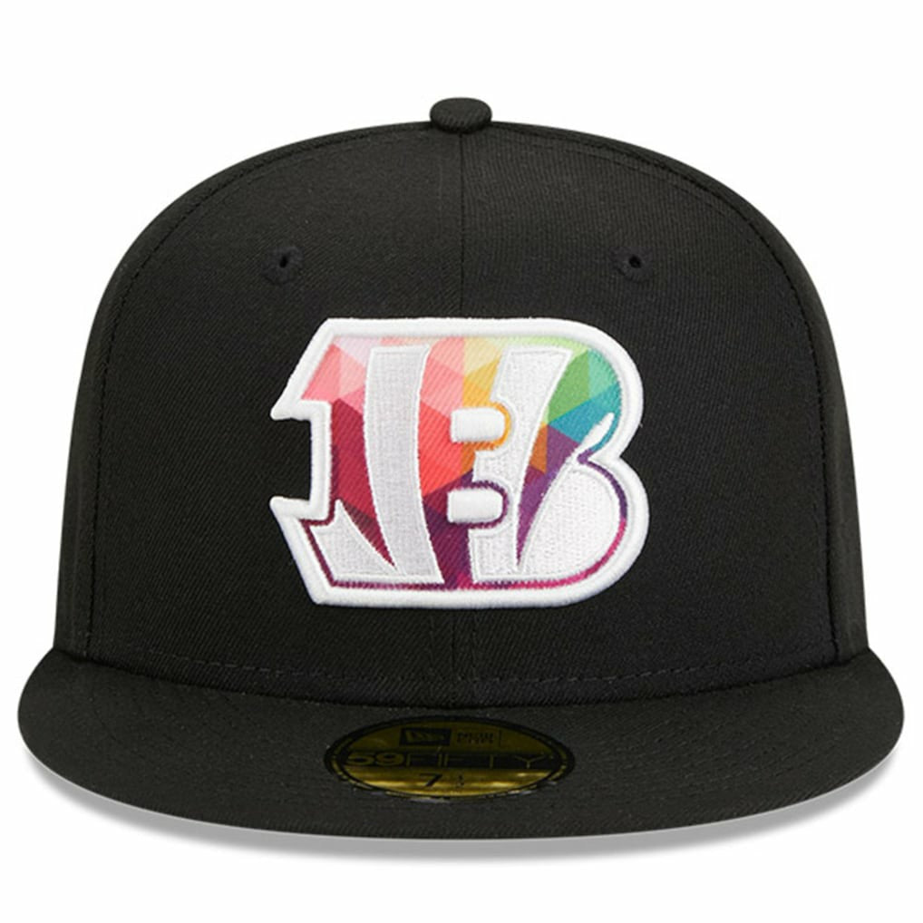 Cincinnati Bengals New Era 2023 NFL Crucial Catch 59FIFTY Fitted Hat - Black - NFL