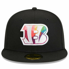Cincinnati Bengals New Era 2023 NFL Crucial Catch 59FIFTY Fitted Hat - Black - NFL