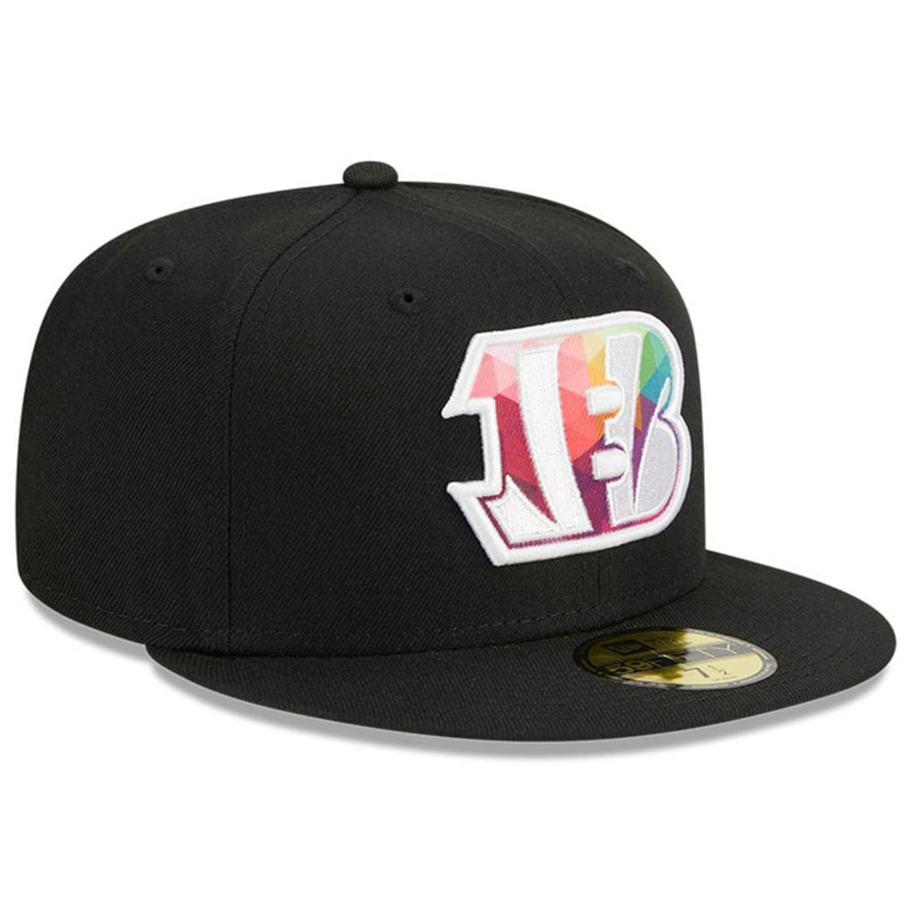 Cincinnati Bengals New Era 2023 NFL Crucial Catch 59FIFTY Fitted Hat - Black - NFL