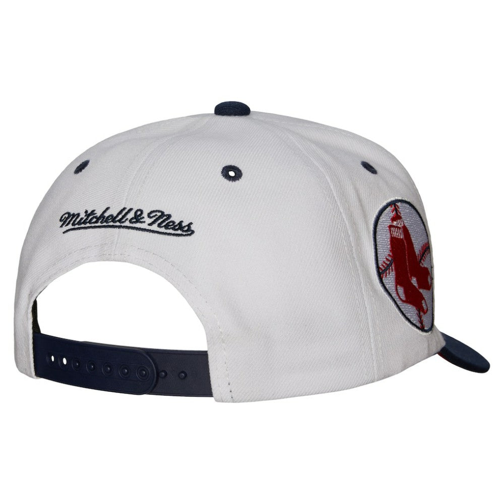 Boston Red Sox Mitchell & Ness Cooperstown Collection Pro Crown Snapback Hat Online