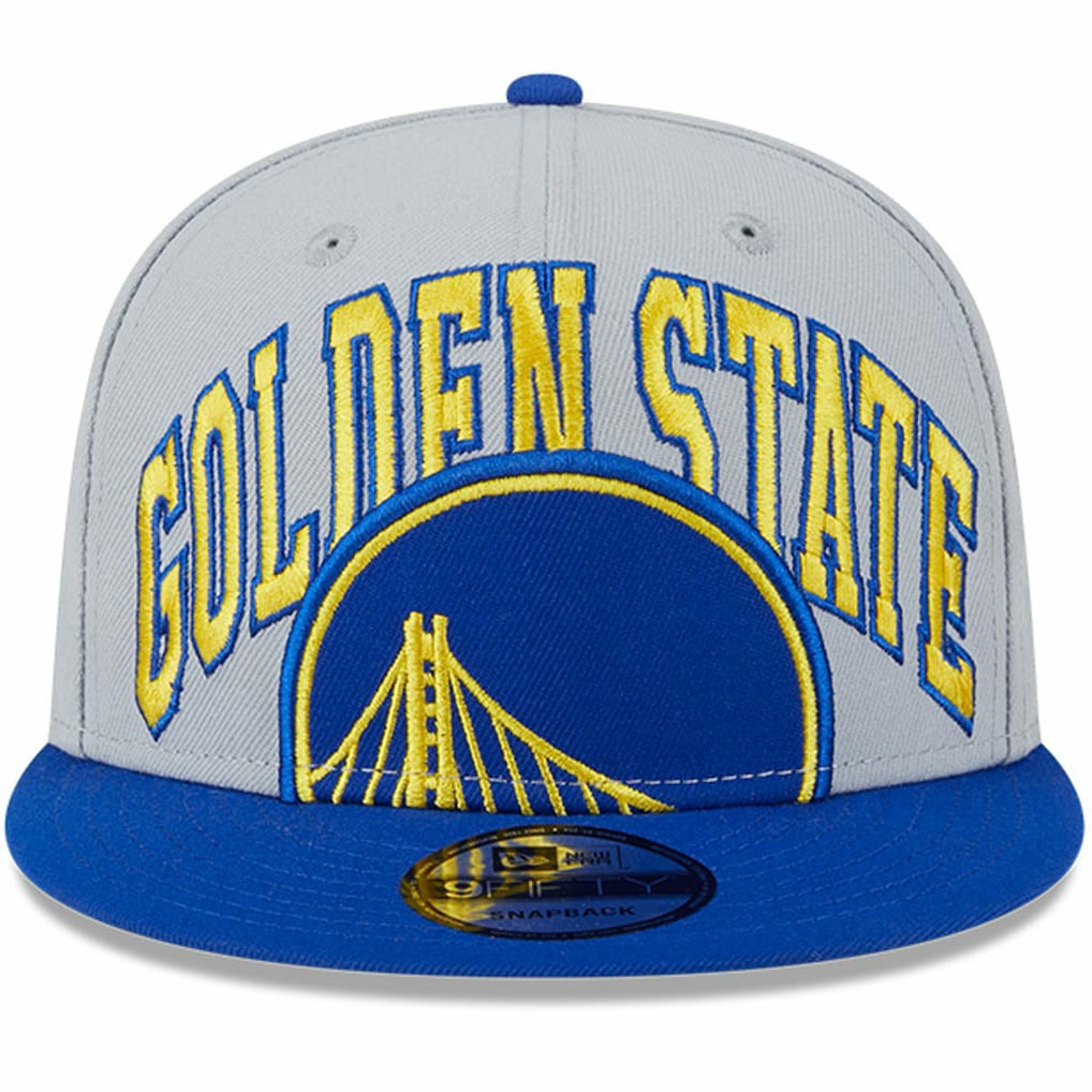 New Era Golden State Warriors Tip-Off Two-Tone 9FIFTY Snapback Hat Gray/Royal