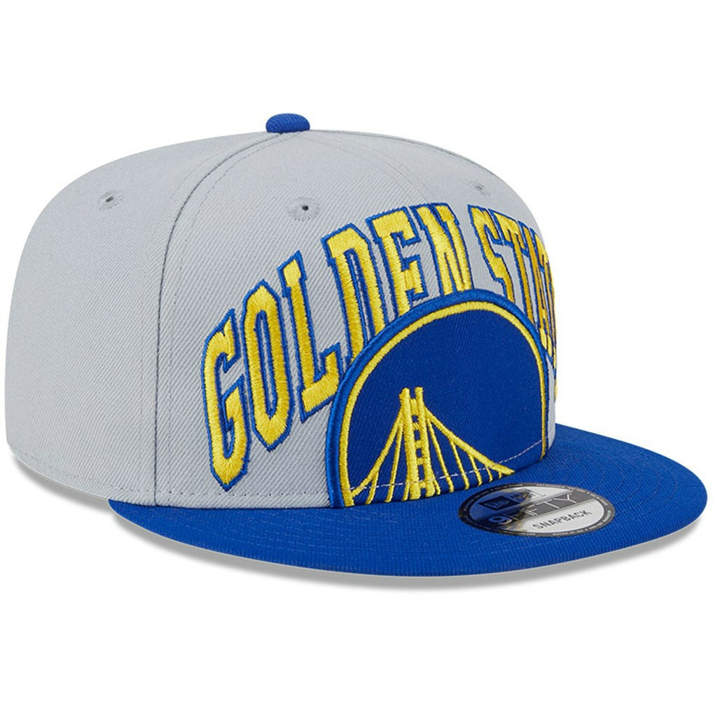 New Era Golden State Warriors Tip-Off Two-Tone 9FIFTY Snapback Hat Gray/Royal