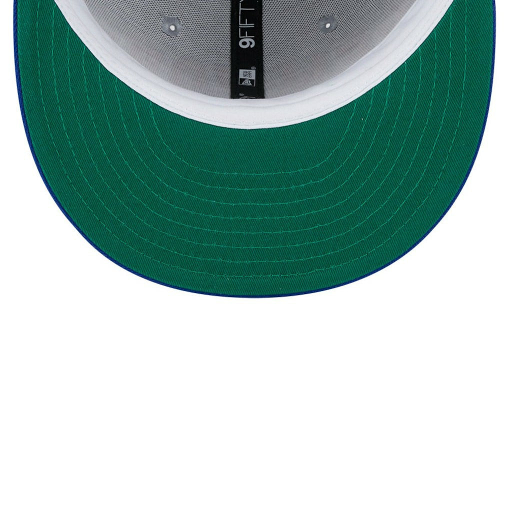 New Era Philadelphia 76ers Tip-Off Two-Tone 9FIFTY Snapback Hat Gray/Royal