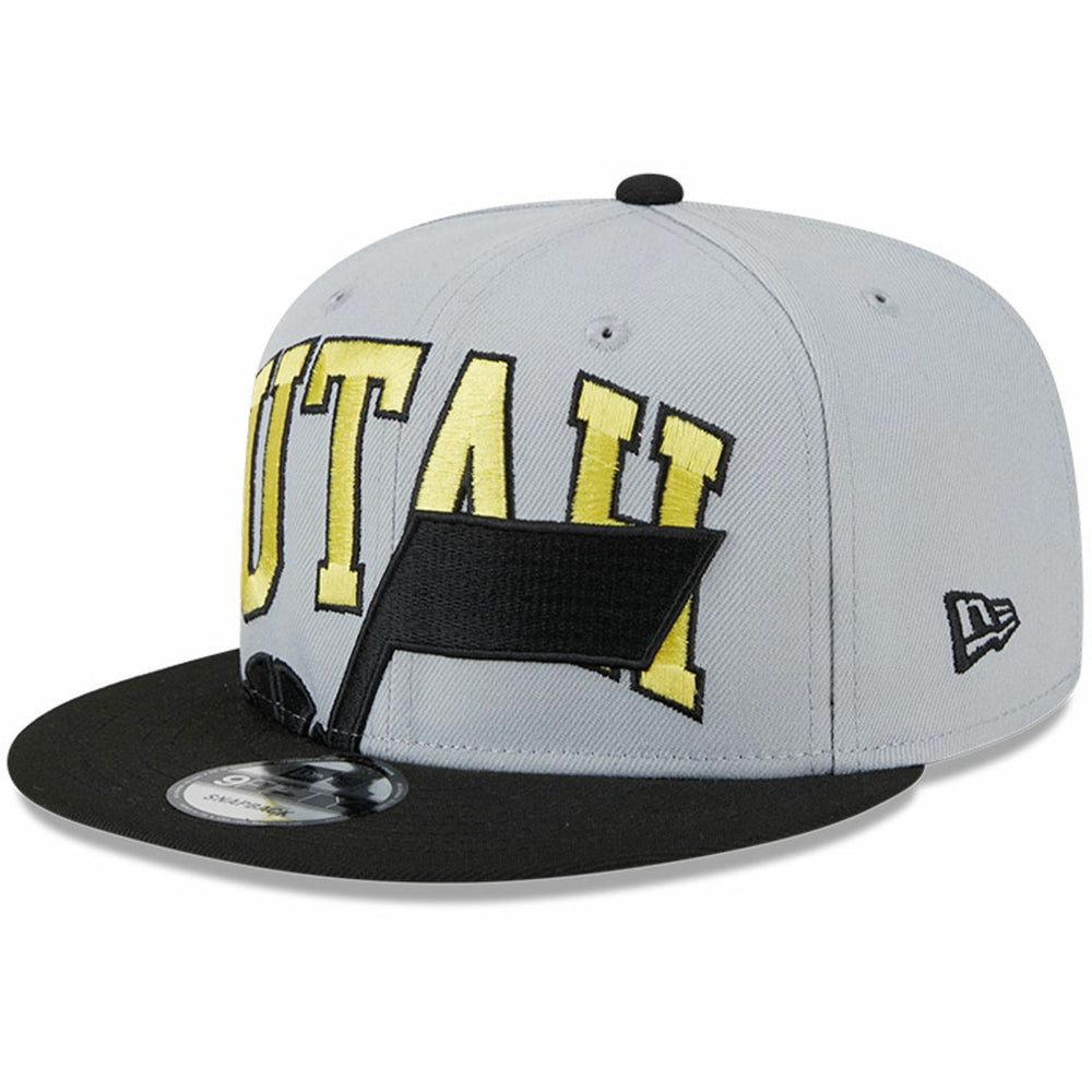 New Era Utah Jazz Tip-Off Two-Tone 9FIFTY Snapback Hat Gray/Black
