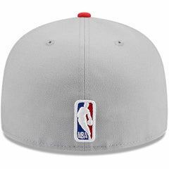 New Era Atlanta Hawks Tip-Off Two-Tone 59FIFTY Fitted Hat Gray/Red