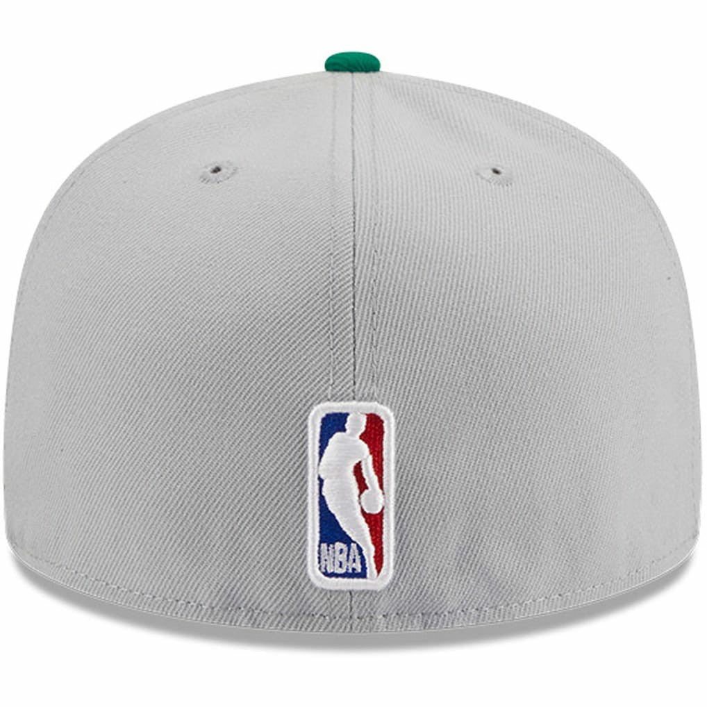 New Era Boston Celtics Tip-Off Two-Tone 59FIFTY Fitted Hat Gray/Kelly Green