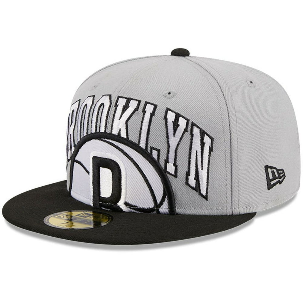 New Era Brooklyn Nets Tip-Off Two-Tone 59FIFTY Fitted Hat Gray/Black