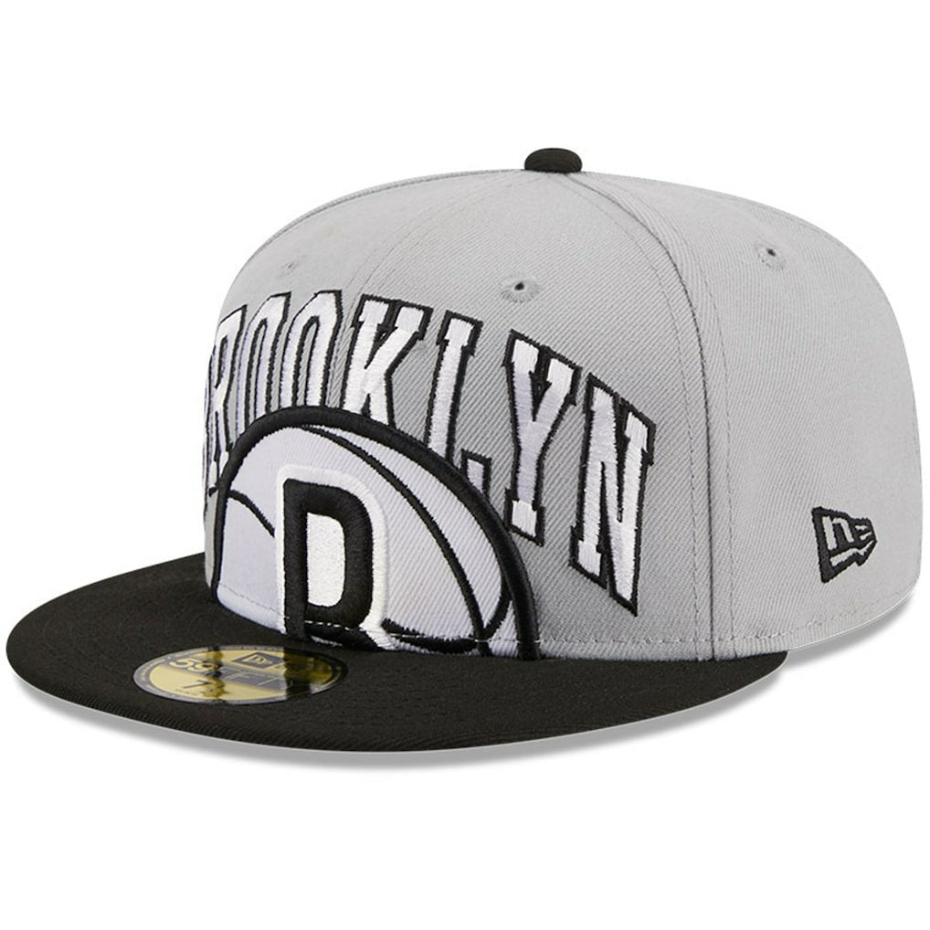 New Era Brooklyn Nets Tip-Off Two-Tone 59FIFTY Fitted Hat Gray/Black