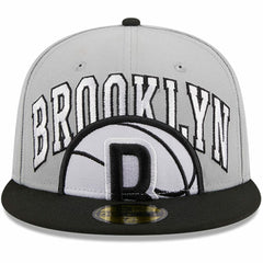 New Era Brooklyn Nets Tip-Off Two-Tone 59FIFTY Fitted Hat Gray/Black