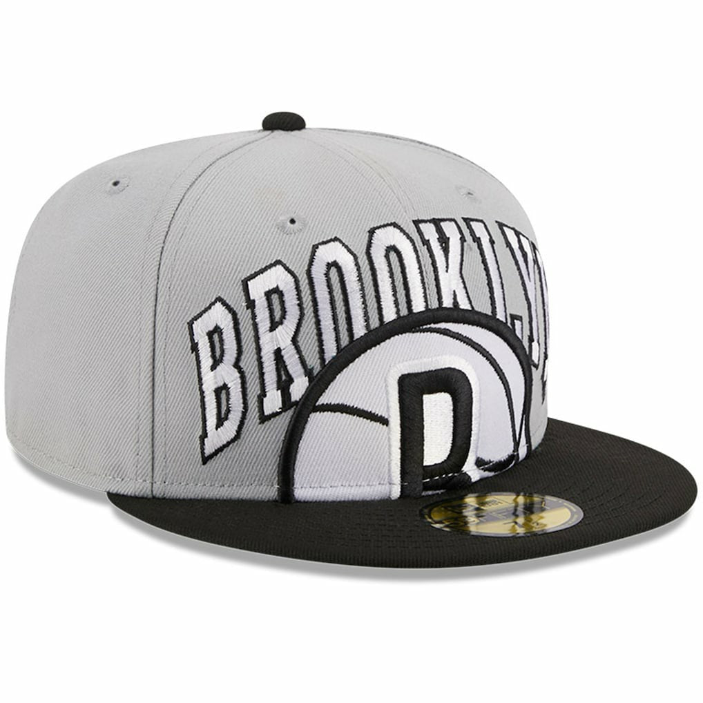 New Era Brooklyn Nets Tip-Off Two-Tone 59FIFTY Fitted Hat Gray/Black