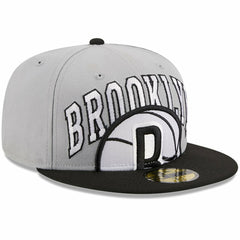 New Era Brooklyn Nets Tip-Off Two-Tone 59FIFTY Fitted Hat Gray/Black