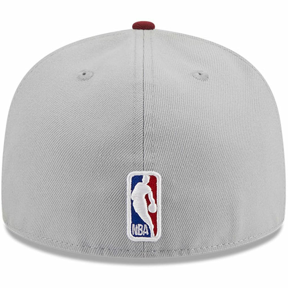 New Era Cleveland Cavaliers Tip-Off Two-Tone 59FIFTY Fitted Hat Gray/Wine