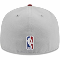 New Era Cleveland Cavaliers Tip-Off Two-Tone 59FIFTY Fitted Hat Gray/Wine