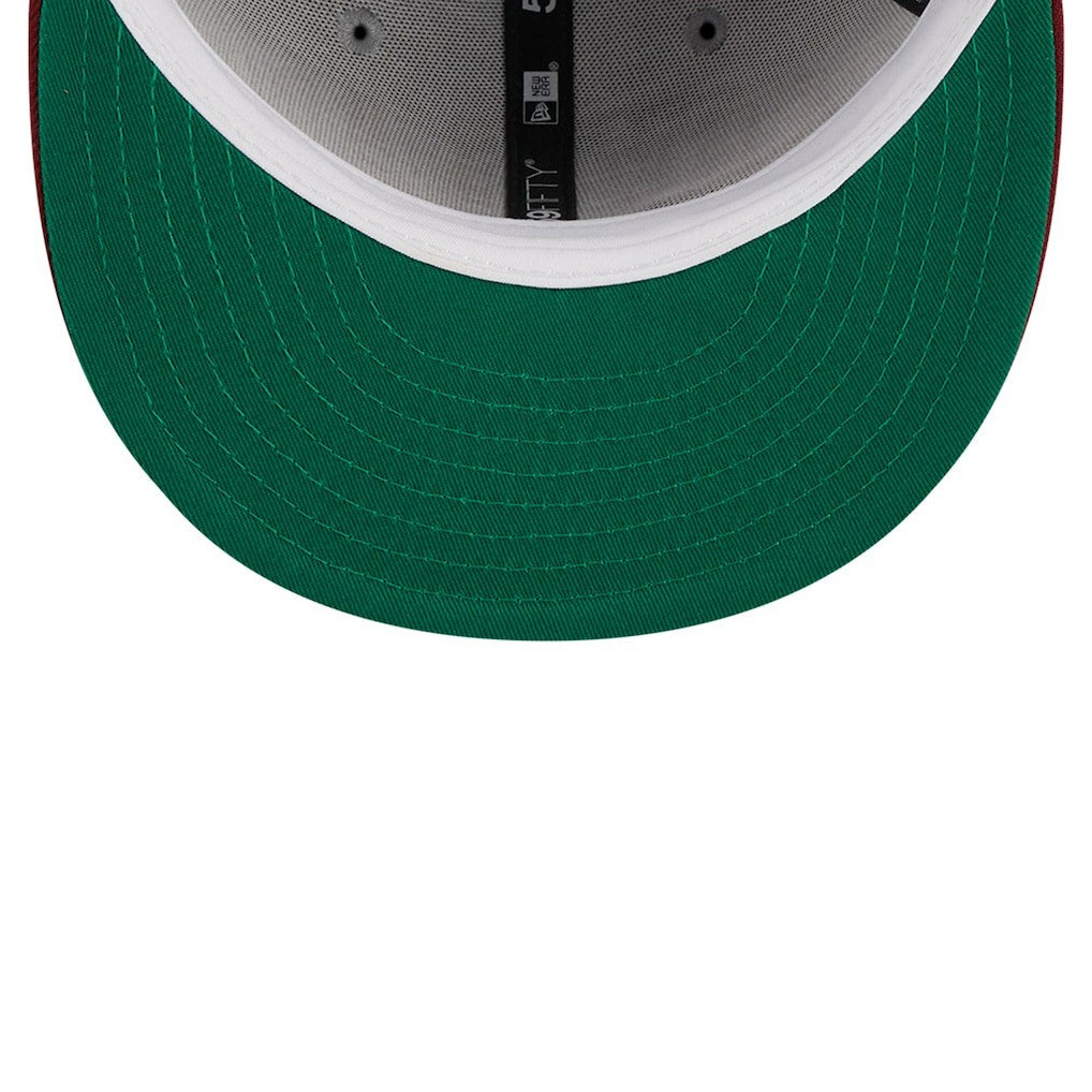 New Era Cleveland Cavaliers Tip-Off Two-Tone 59FIFTY Fitted Hat Gray/Wine