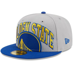 New Era Golden State Warriors Tip-Off Two-Tone 59FIFTY Fitted Hat Gray/Royal