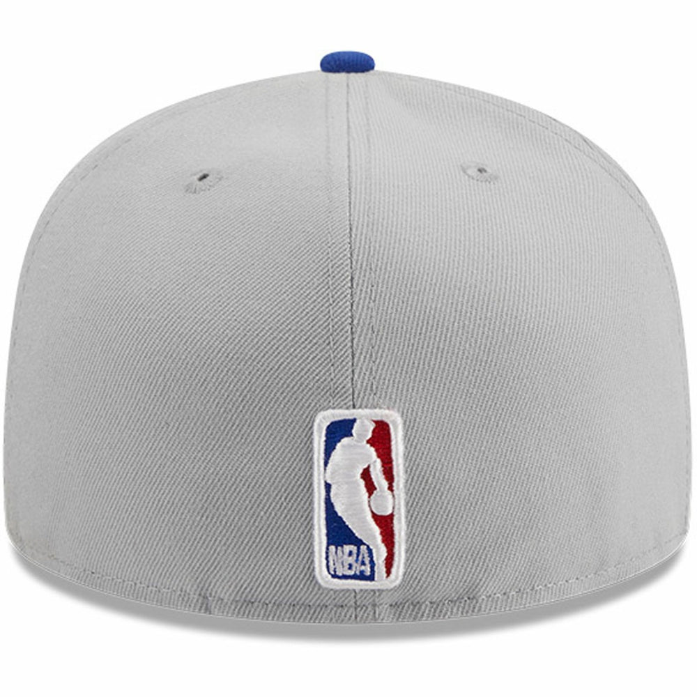 New Era New York Knicks Tip-Off Two-Tone 59FIFTY Fitted Hat Gray/Blue