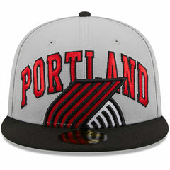 New Era Portland Trail Blazers Tip-Off Two-Tone 59FIFTY Fitted Hat Gray/Black