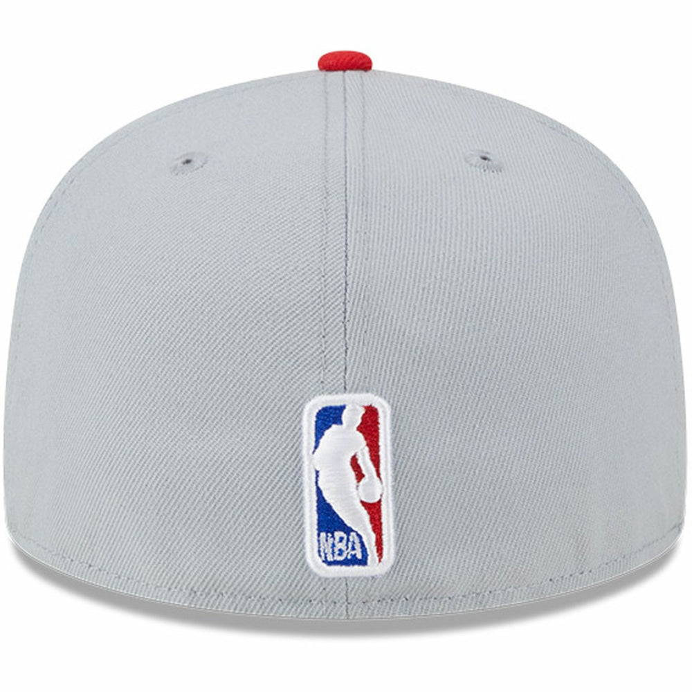 New Era Toronto Raptors Tip-Off Two-Tone 59FIFTY Fitted Hat Gray/Red