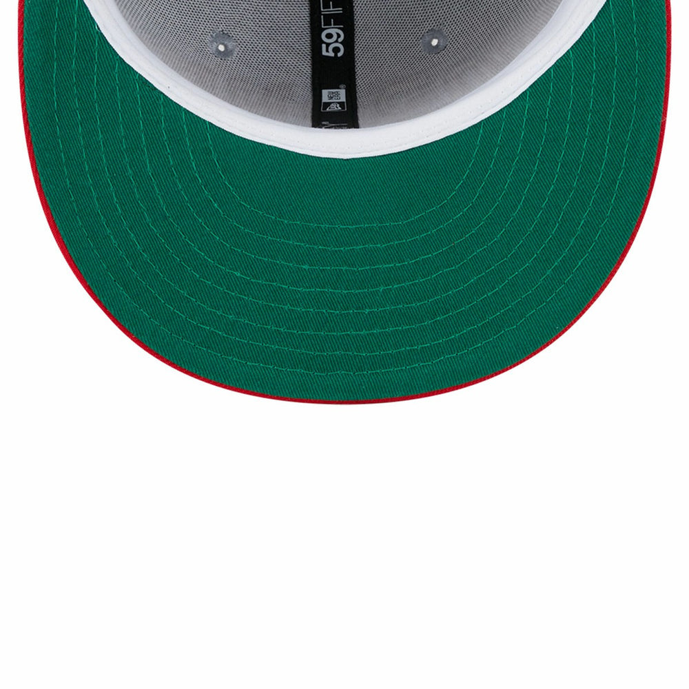 New Era Toronto Raptors Tip-Off Two-Tone 59FIFTY Fitted Hat Gray/Red