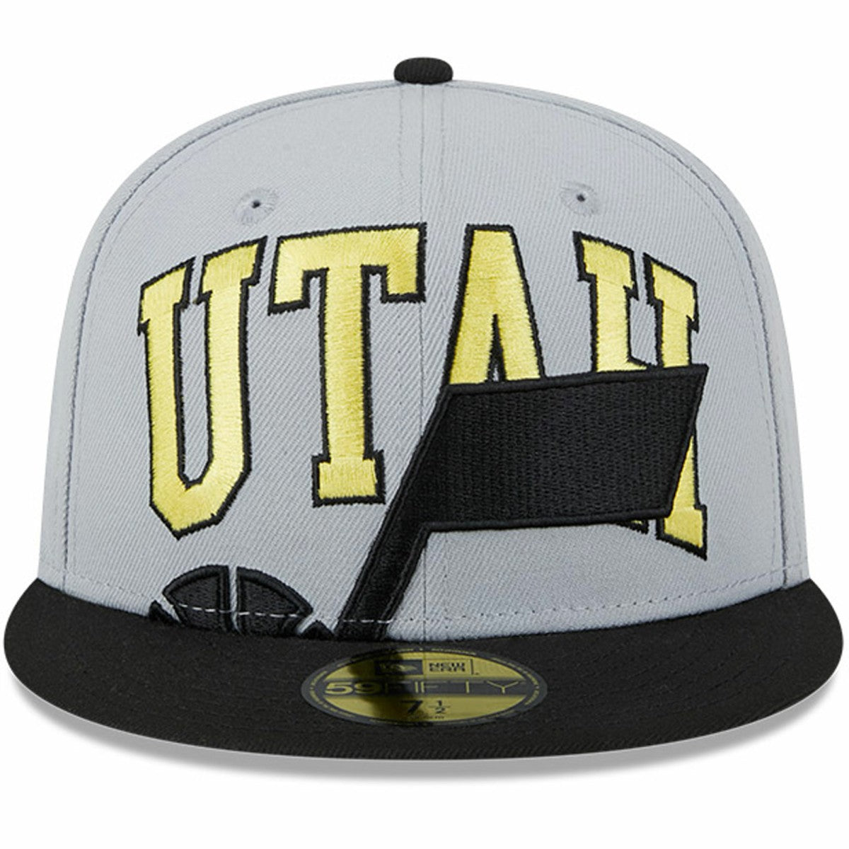New Era Utah Jazz Tip-Off Two-Tone 59FIFTY Fitted Hat Gray/Black