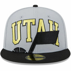 New Era Utah Jazz Tip-Off Two-Tone 59FIFTY Fitted Hat Gray/Black