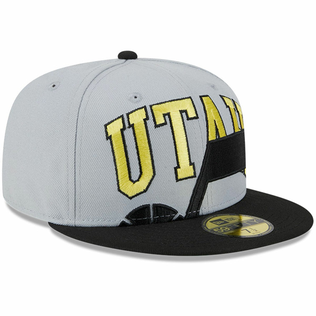 New Era Utah Jazz Tip-Off Two-Tone 59FIFTY Fitted Hat Gray/Black