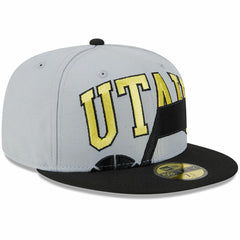 New Era Utah Jazz Tip-Off Two-Tone 59FIFTY Fitted Hat Gray/Black
