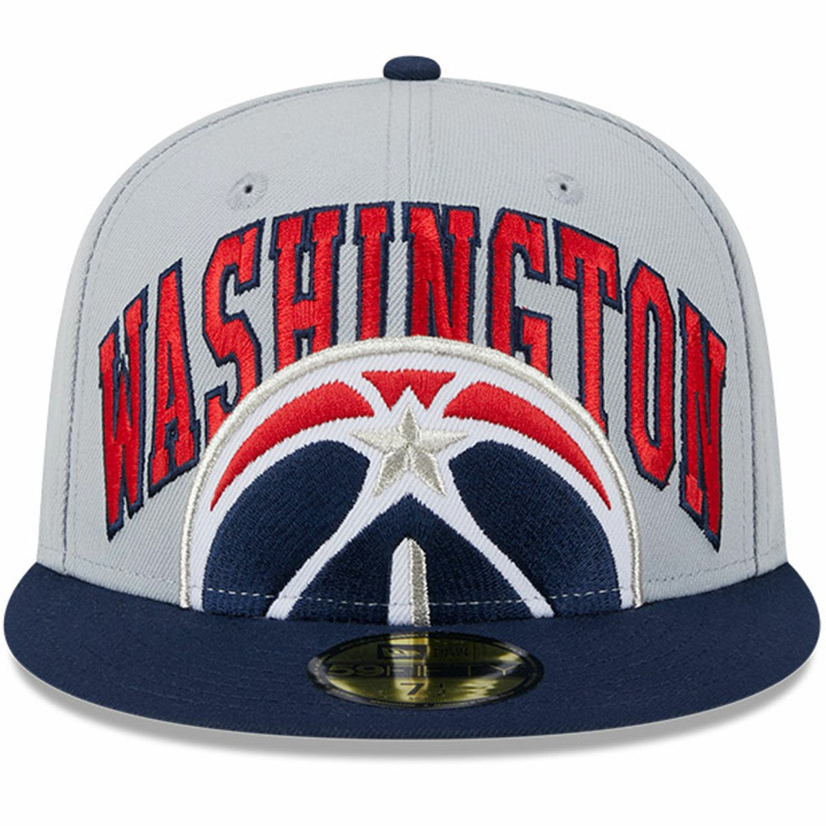 New Era Washington Wizards Tip-Off Two-Tone 59FIFTY Fitted Hat Gray/Navy