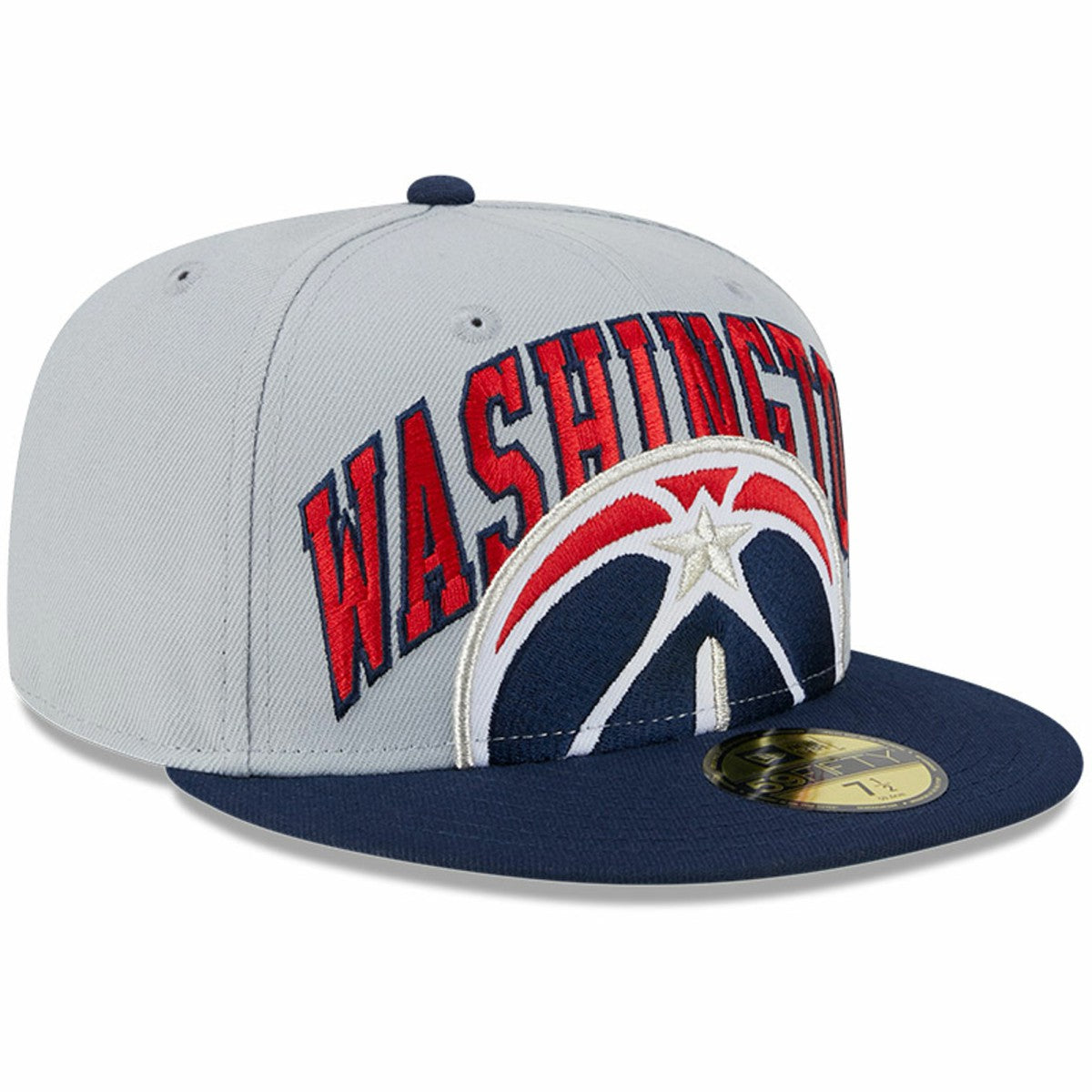 New Era Washington Wizards Tip-Off Two-Tone 59FIFTY Fitted Hat Gray/Navy