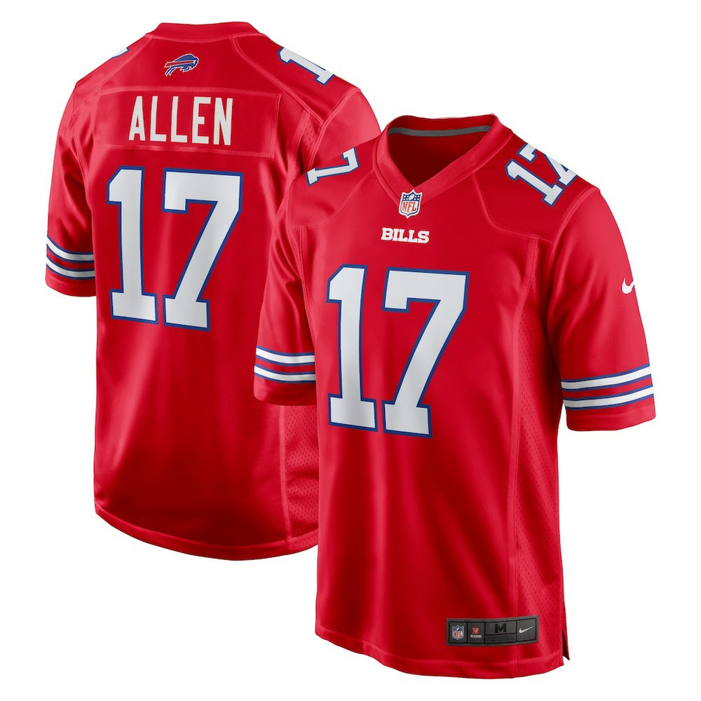 Josh Allen Buffalo Bills Alternate Game Jersey - Red - Nike