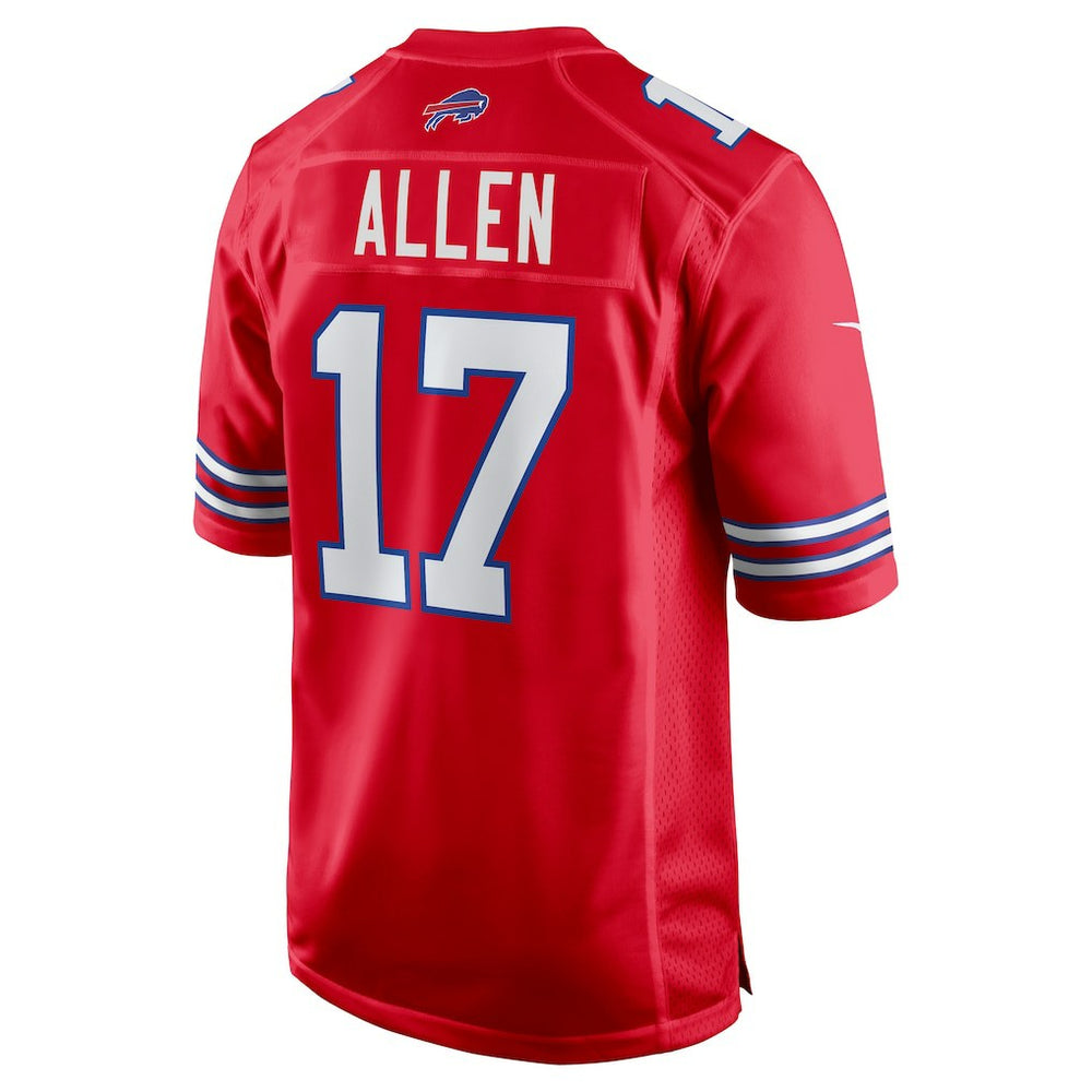 Josh Allen Buffalo Bills Alternate Game Jersey - Red - Nike