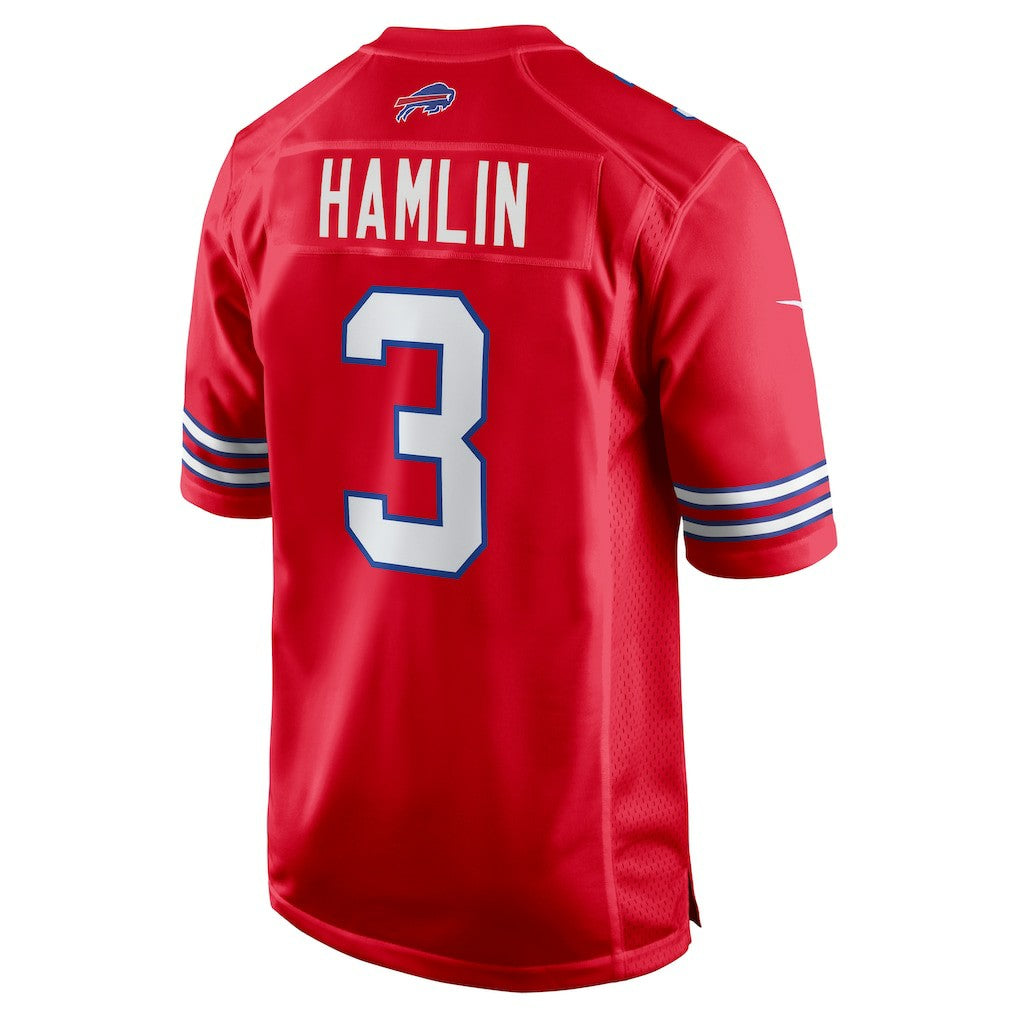 Damar Hamlin Buffalo Bills Alternate Game Jersey - Red - Nike
