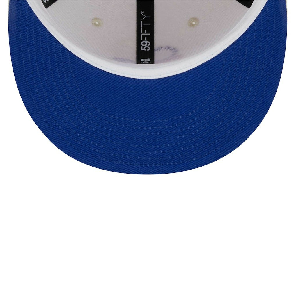 New Era Philadelphia 76ers Piped Pop Panel 59FIFTY Fitted Hat Cream
