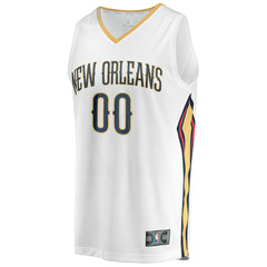 Fanatics New Orleans Pelicans Youth Fast Break Replica Custom Jersey Association Edition White