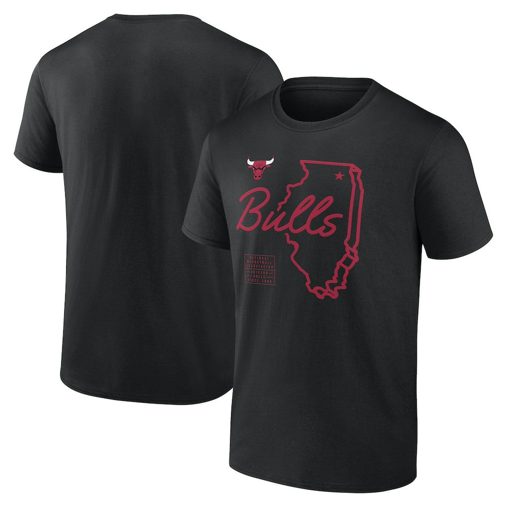 Chicago Bulls Announcer T-Shirt Black