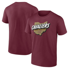 Cleveland Cavaliers Announcer T-Shirt Wine