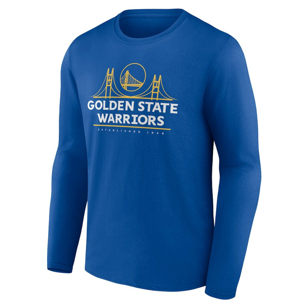 Golden State Warriors Announcer Long Sleeve T-Shirt Royal